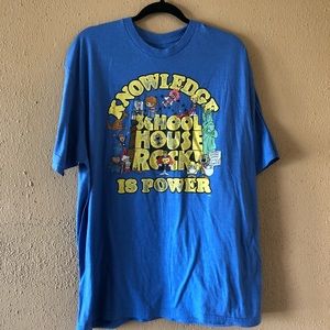 Blue Schoolhouse Rock Tee Size XXL